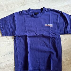 Balenciaga Kids blue T-Shirt